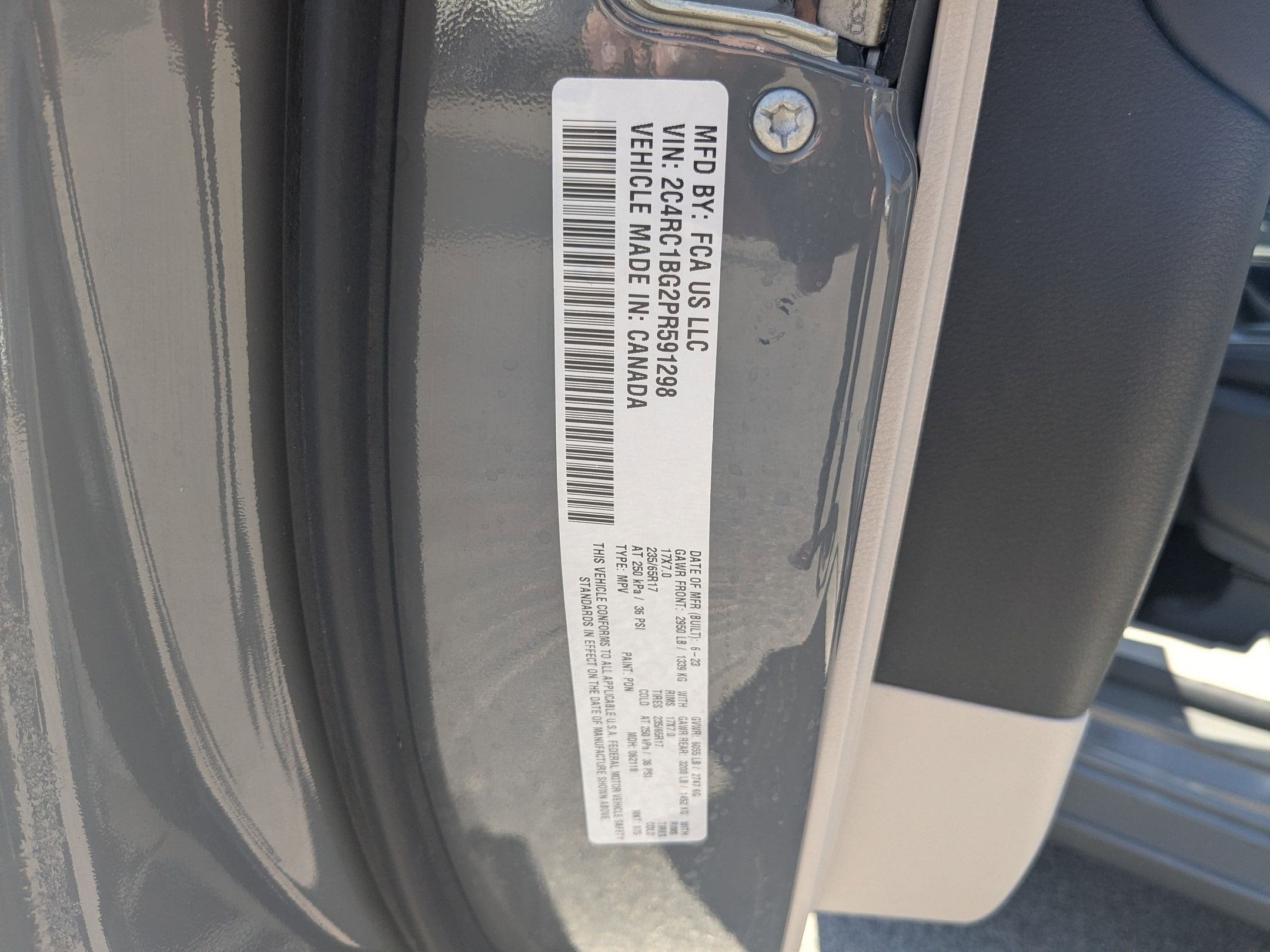 2023 Chrysler Pacifica Touring L