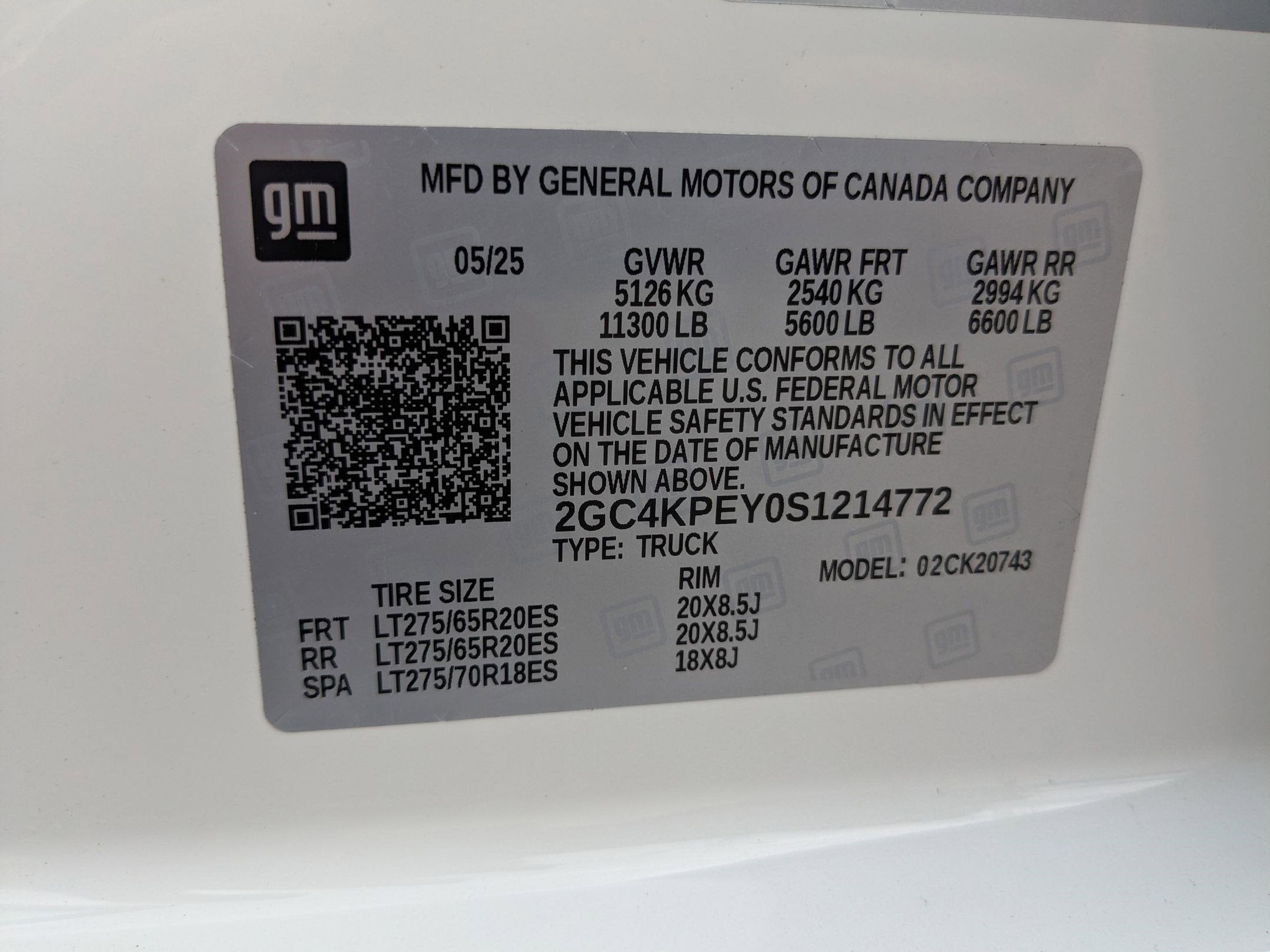 2025 Chevrolet Silverado 2500HD 4WD Crew Cab Standard Bed LTZ