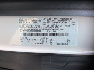 2025 Ford Transit Cargo Van Base