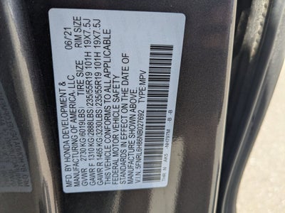 2022 Honda Odyssey Touring
