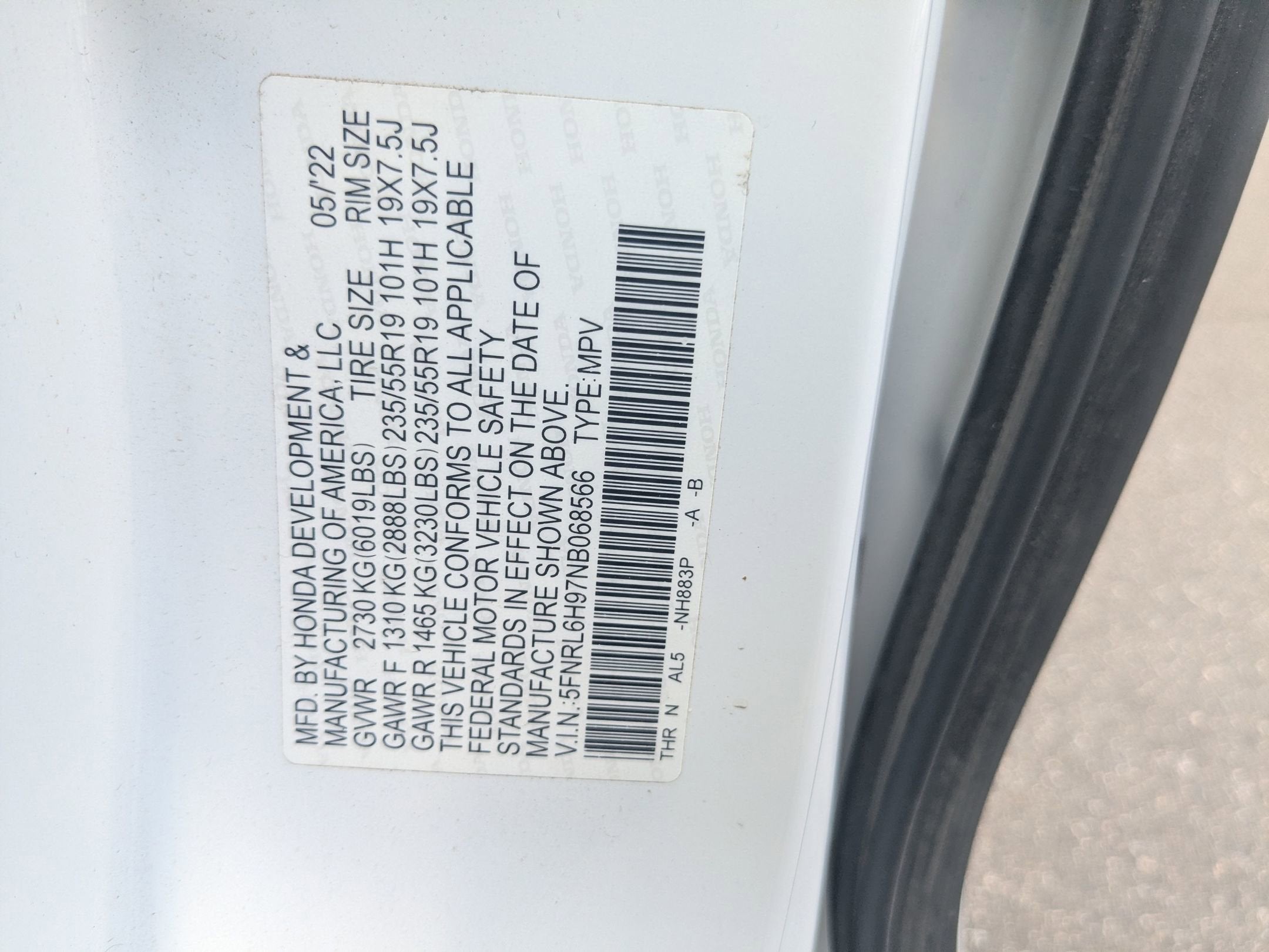 2022 Honda Odyssey Elite