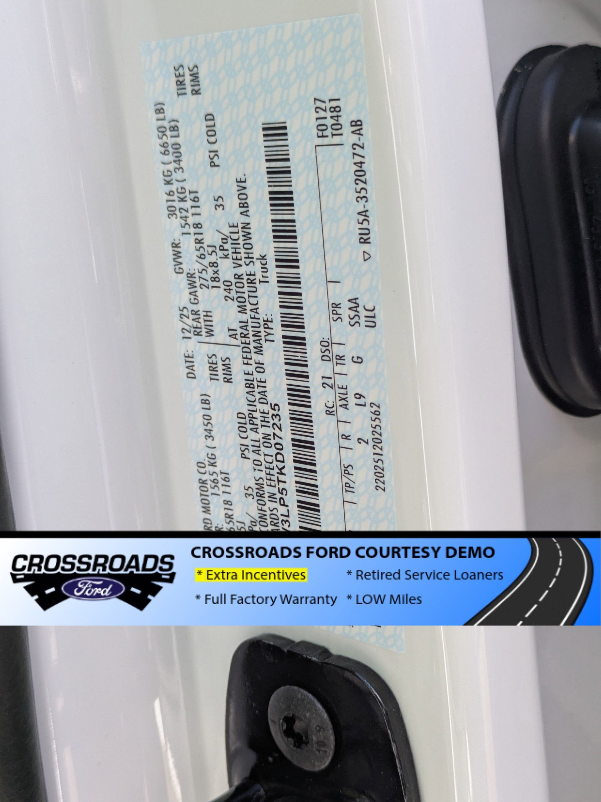 2026 Ford F-150 XLT - Crossroads Courtesy Demo