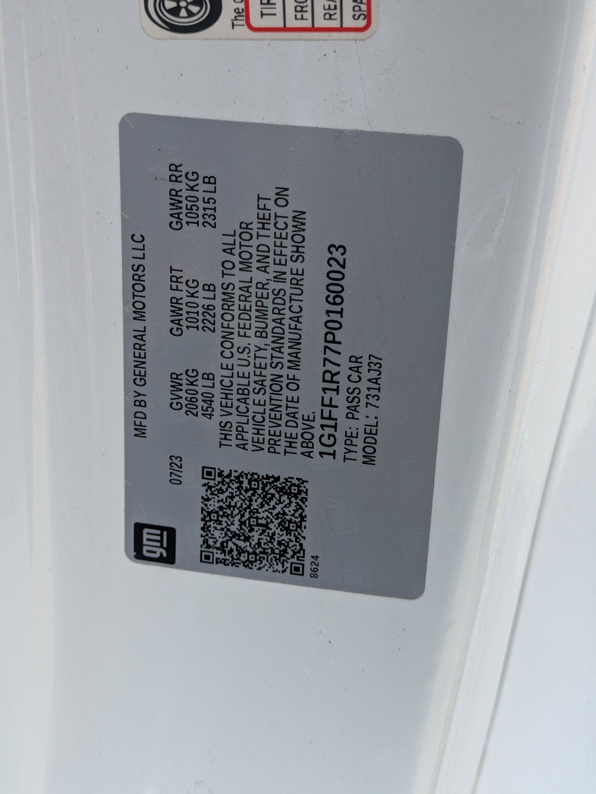 2023 Chevrolet Camaro 1SS