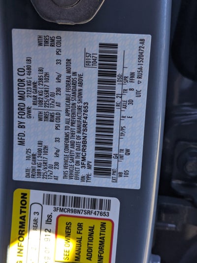 2025 Ford Bronco Sport Big Bend