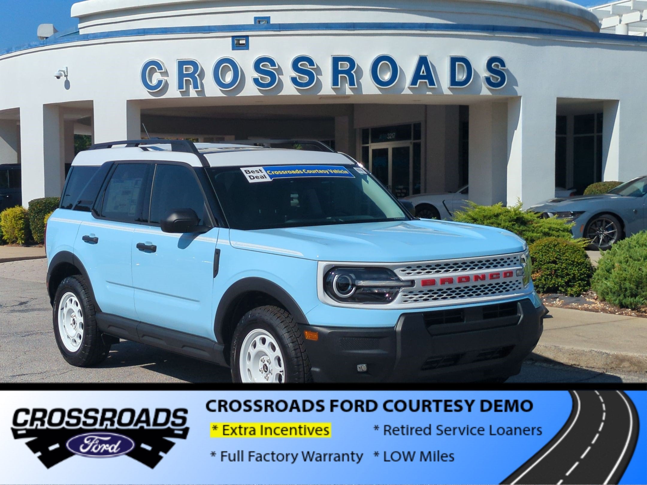 2026 Ford Bronco Sport Heritage - Crossroads Courtesy Demo