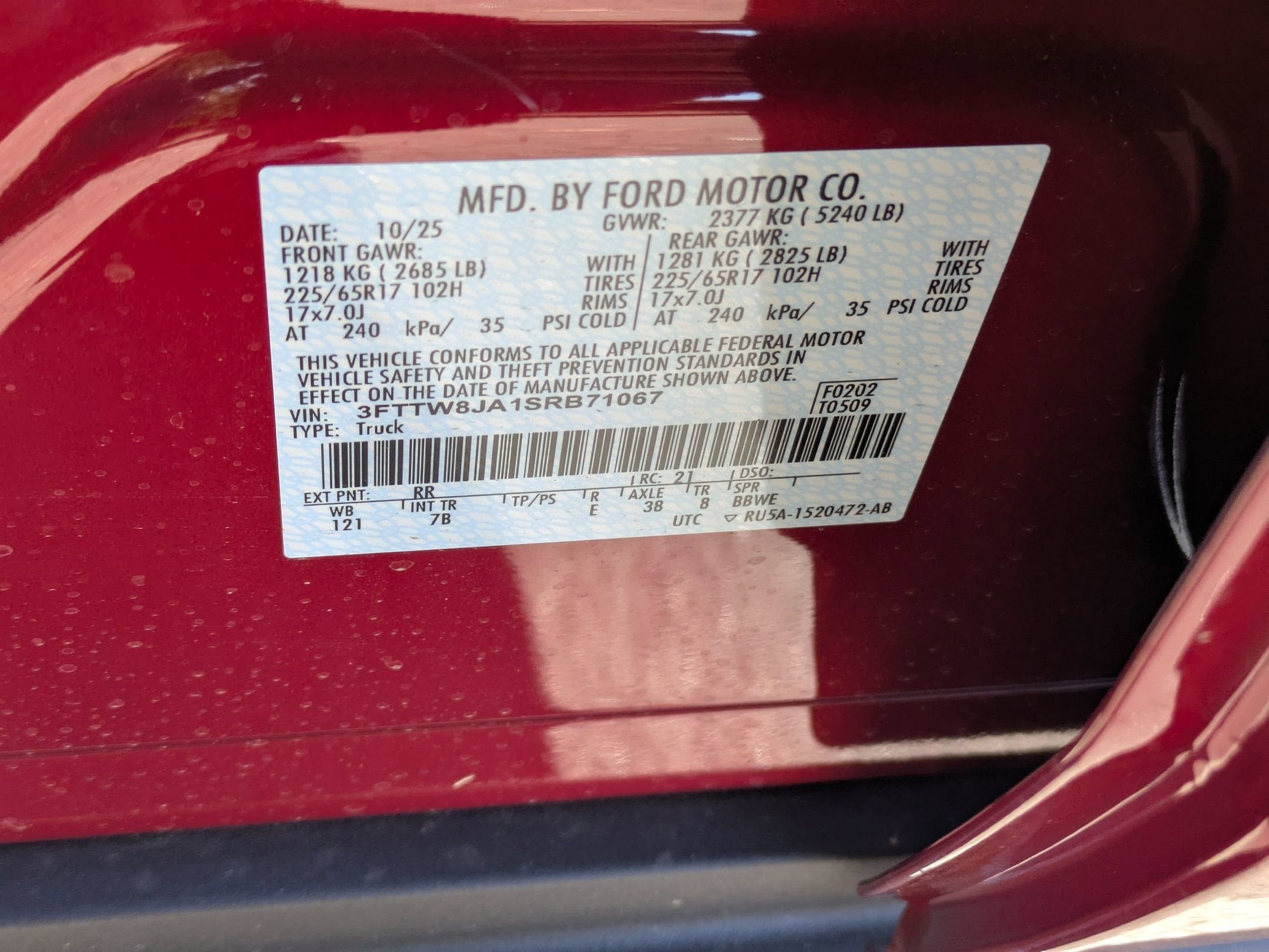 2025 Ford Maverick XLT