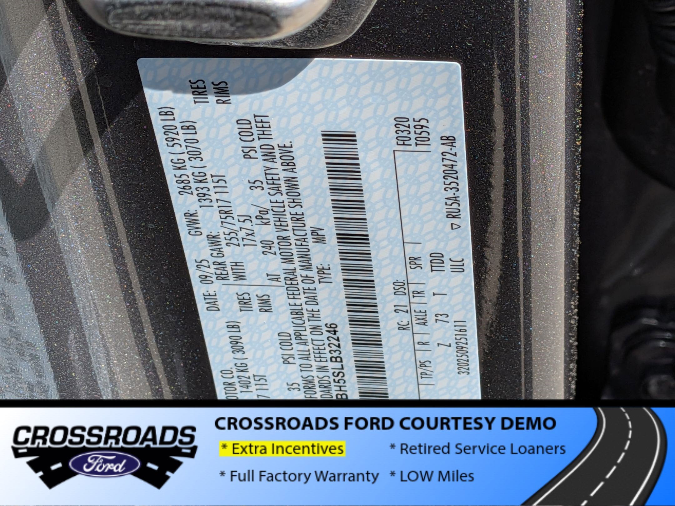 2025 Ford Bronco Big Bend - Crossroads Courtesy Demo