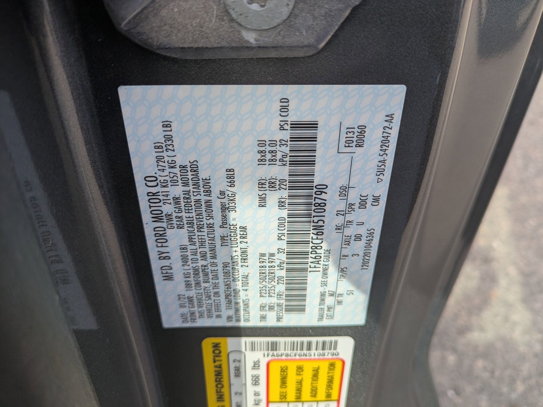 2022 Ford Mustang GT Premium