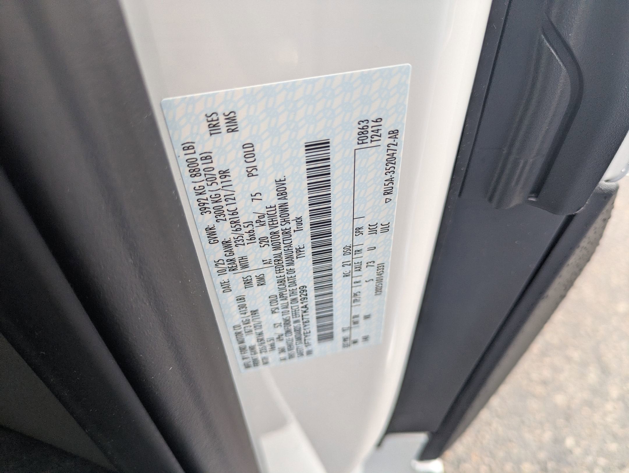 2026 Ford Transit Cargo Van Base