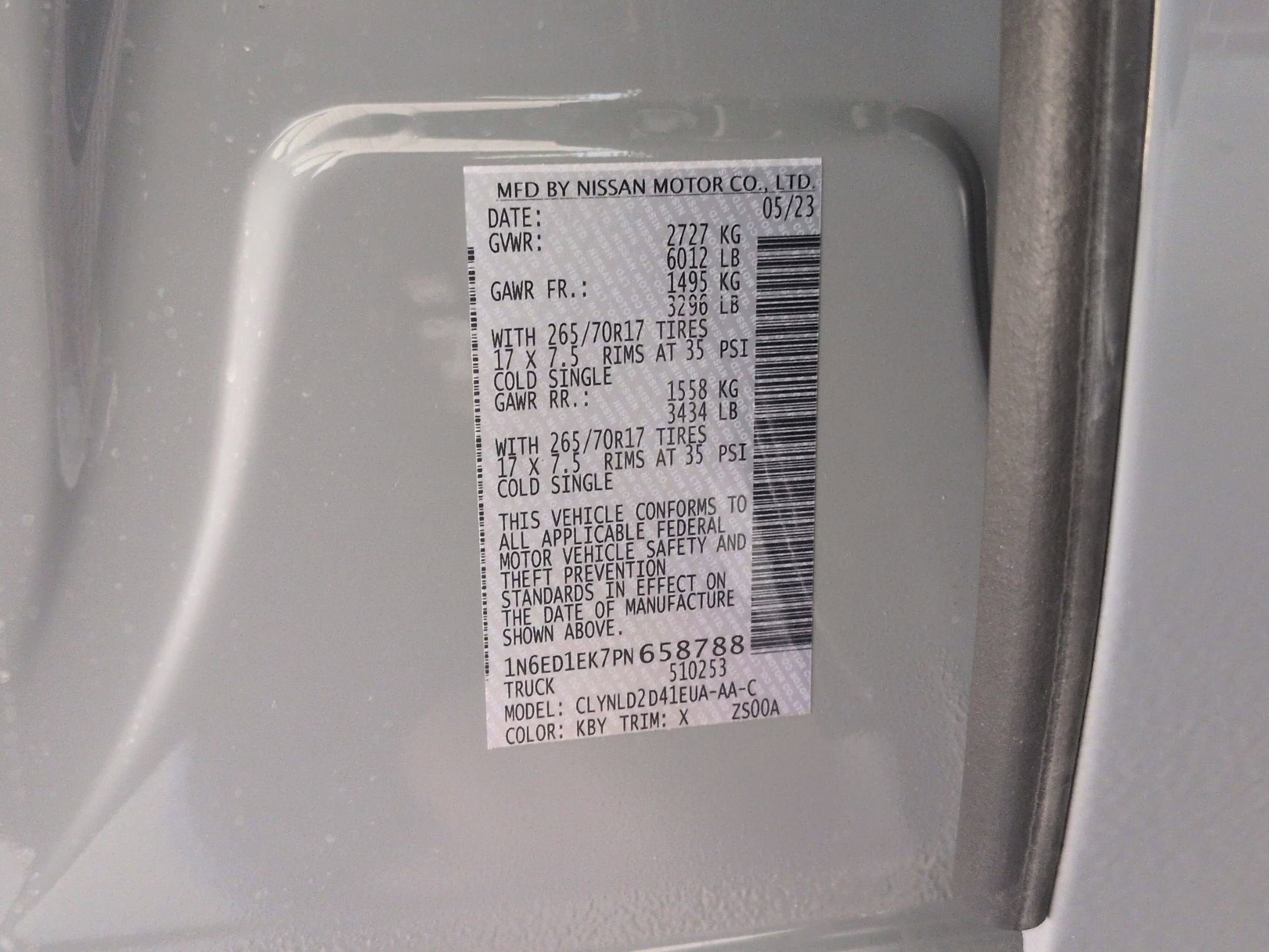 2023 Nissan Frontier PRO-4X