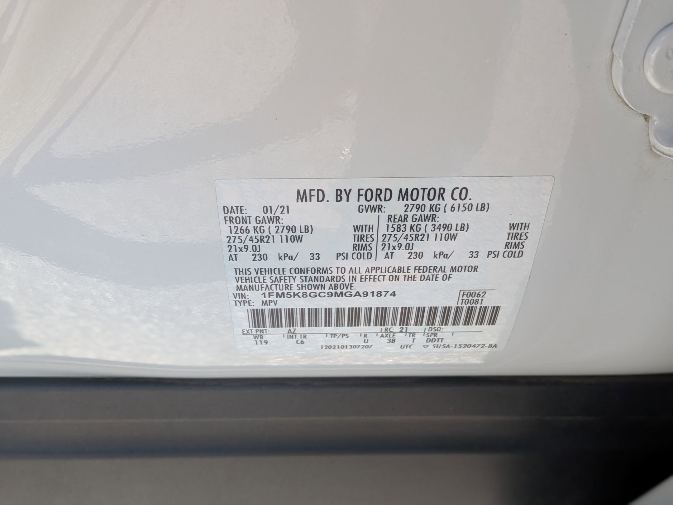 2021 Ford Explorer ST