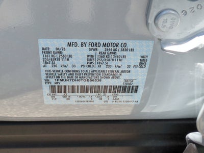 2026 Ford Explorer Active w/200A Pkg