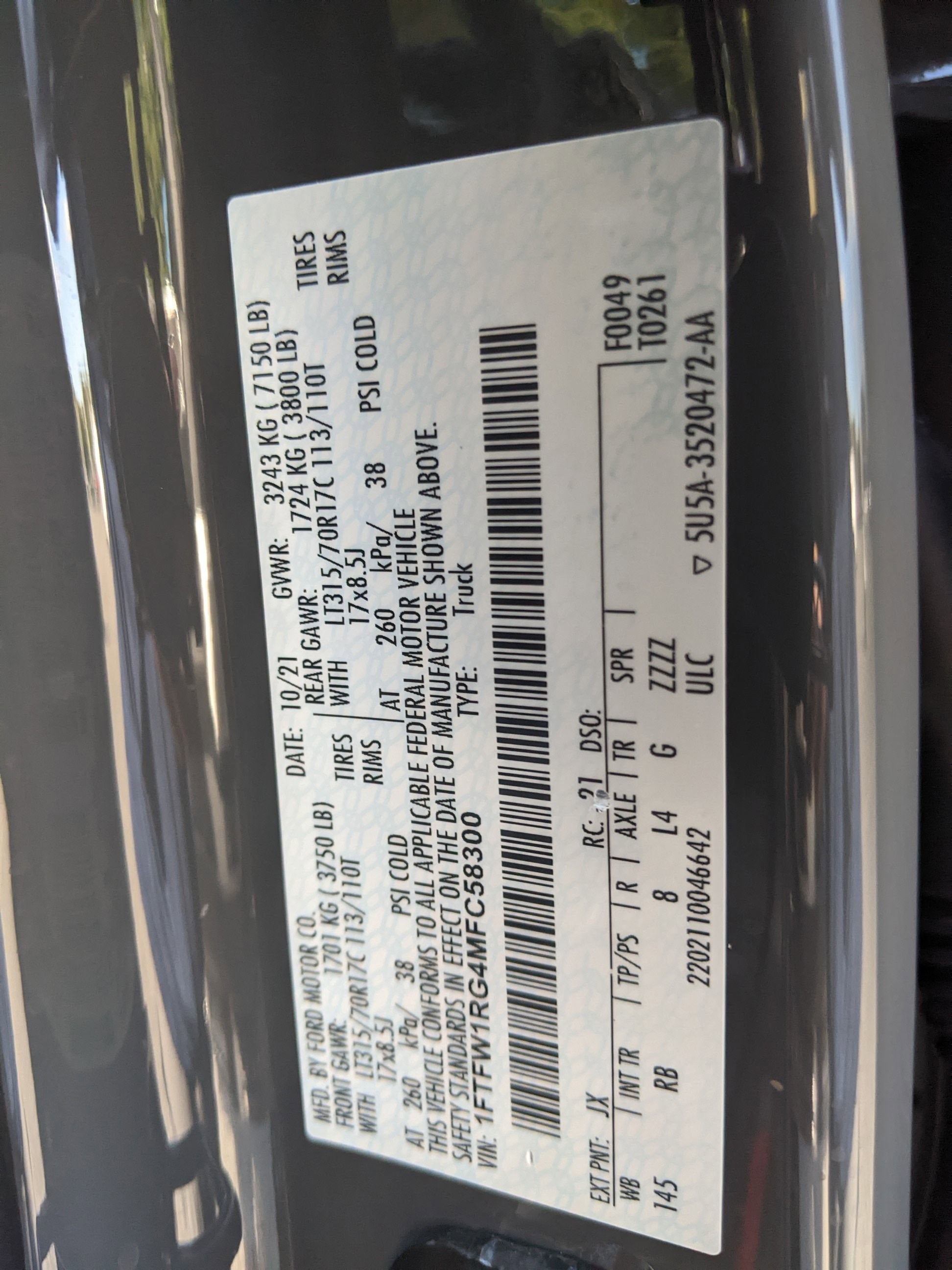 2021 Ford F-150 Raptor