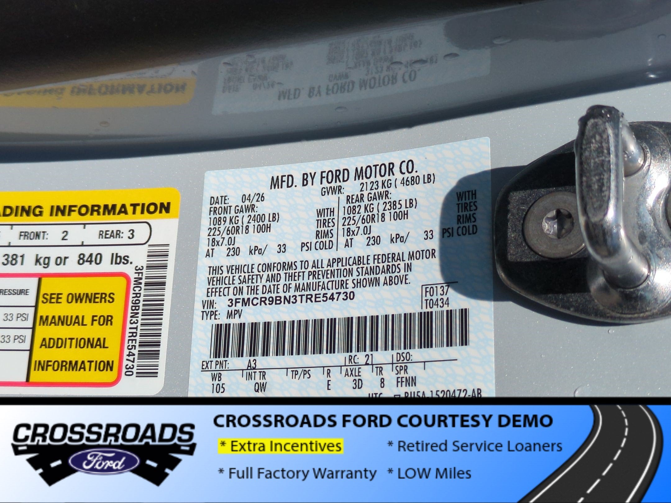 2026 Ford Bronco Sport Big Bend - Crossroads Courtesy Demo