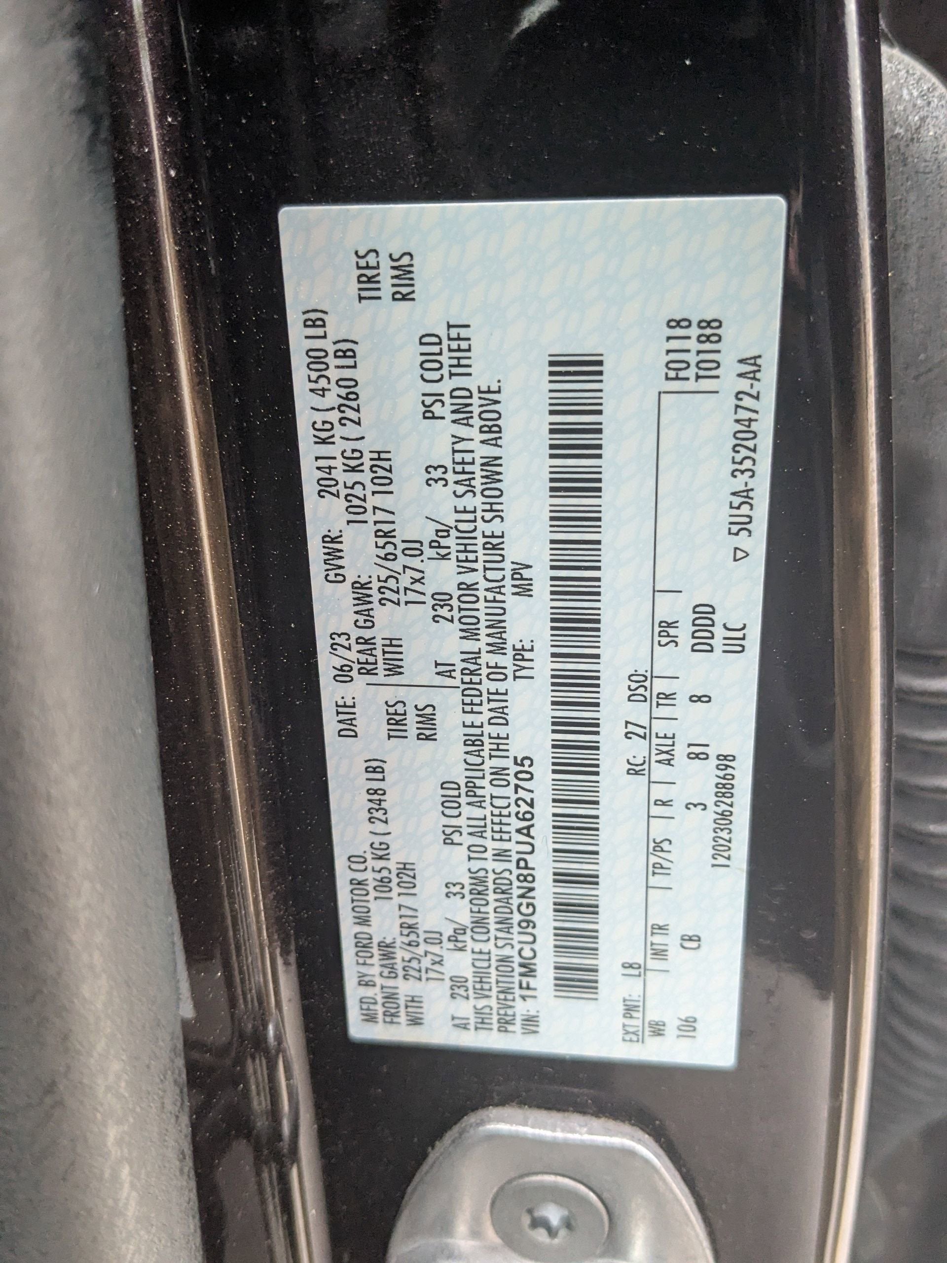 2023 Ford Escape Active