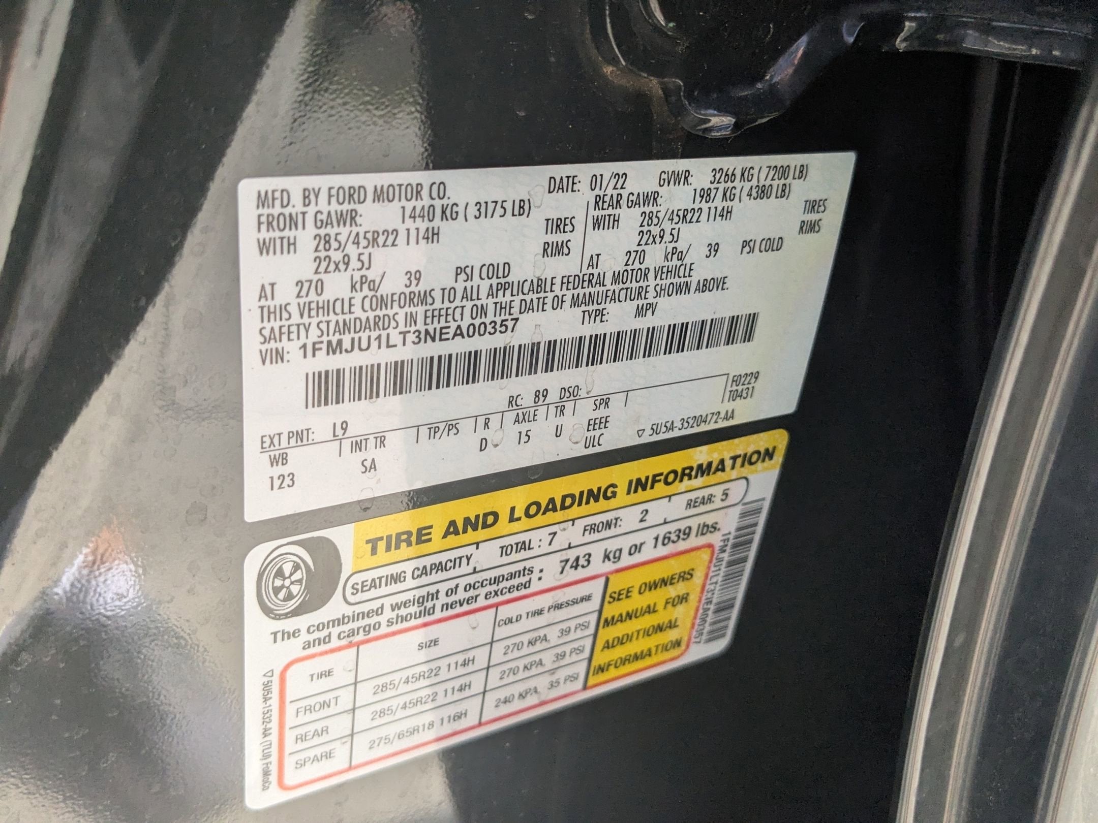 2022 Ford Expedition Platinum