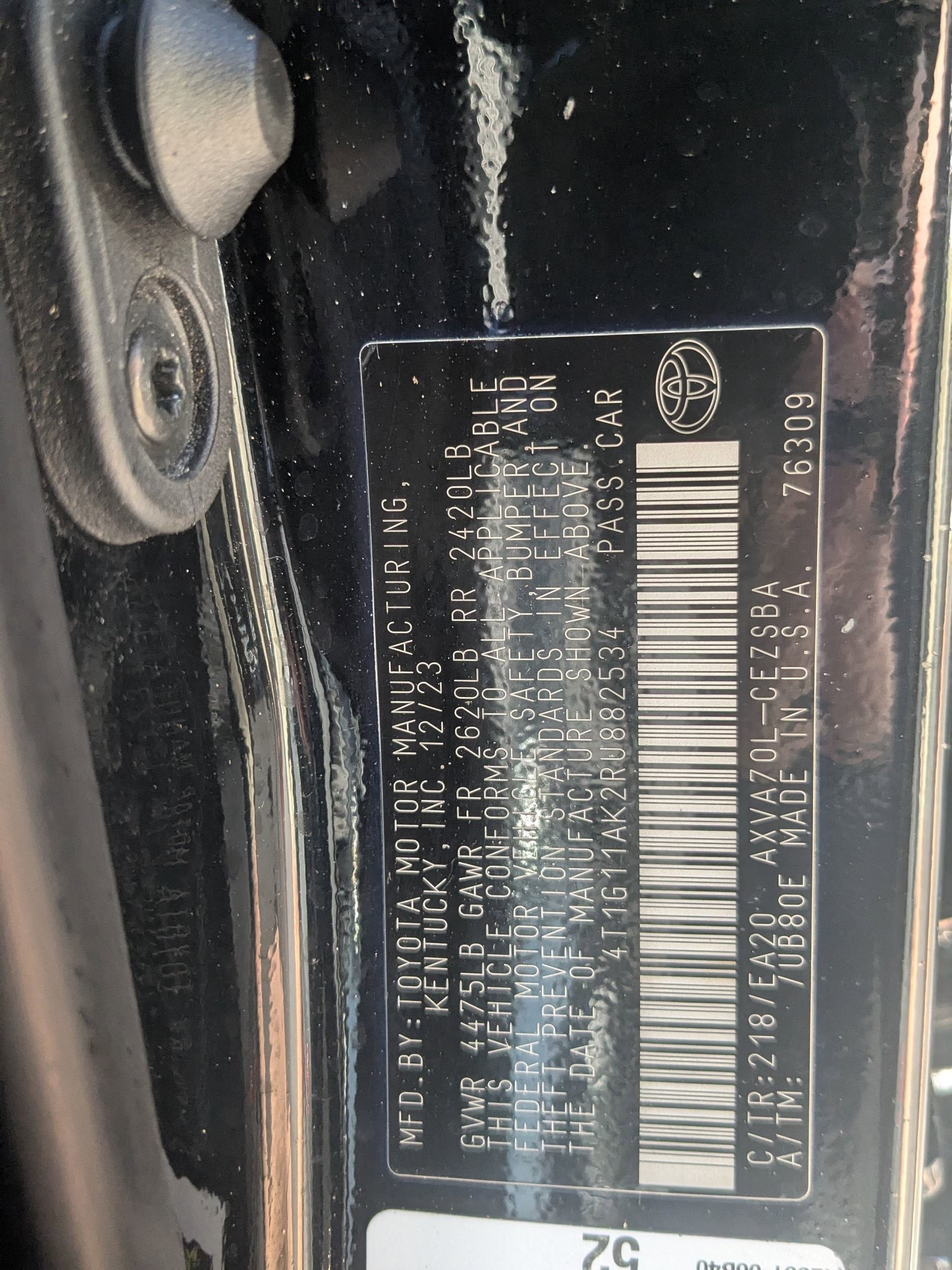 2024 Toyota Camry SE