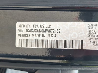 2021 Jeep Wrangler 80th Anniversary
