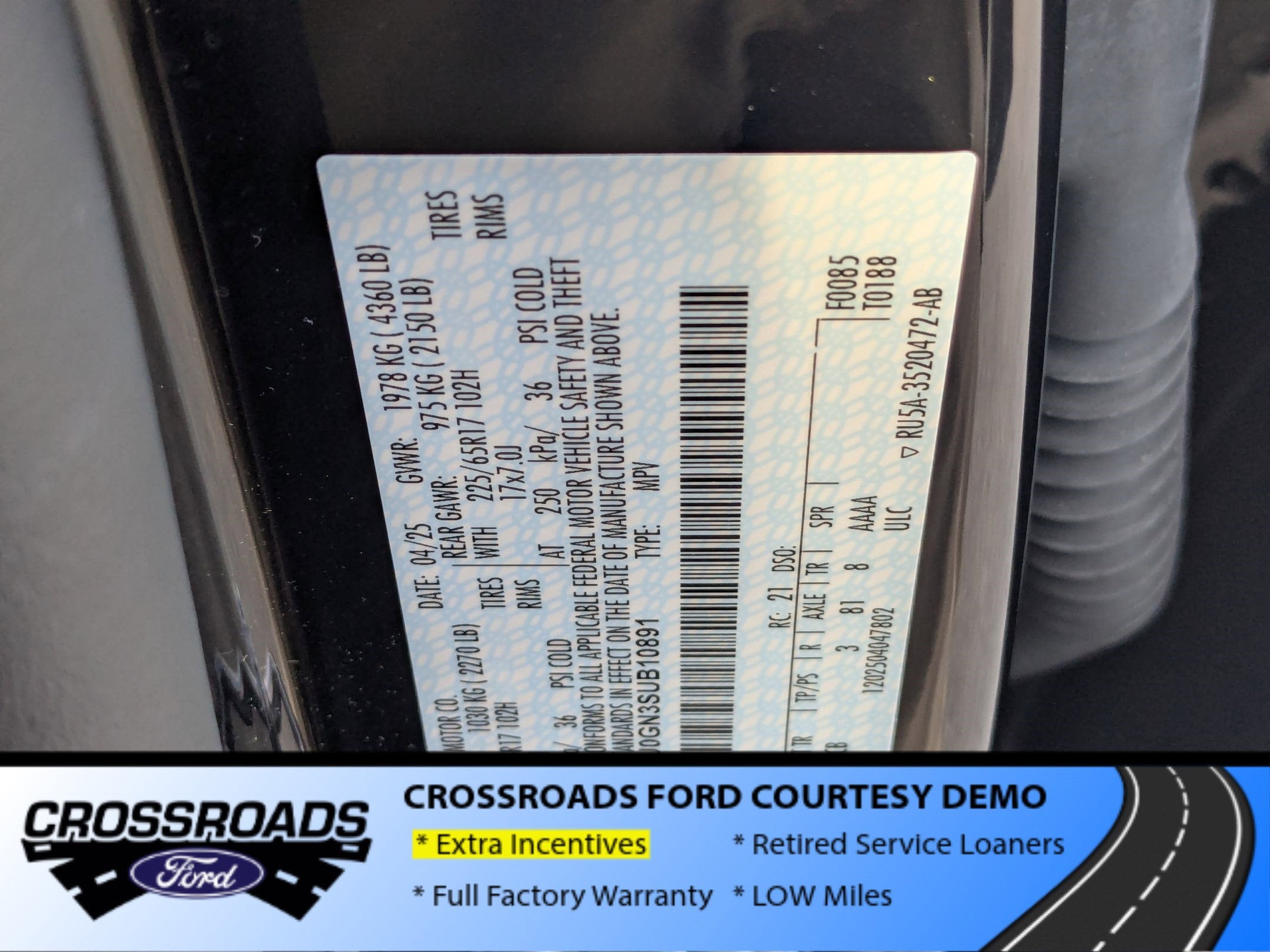 2025 Ford Escape Active - Crossroads Courtesy Demo