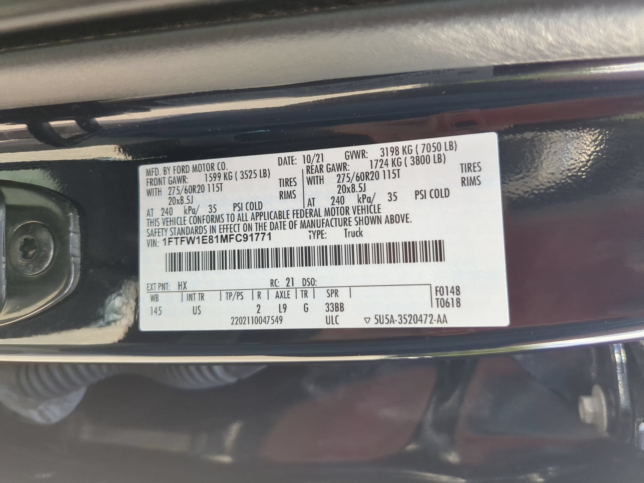 2021 Ford F-150 XLT