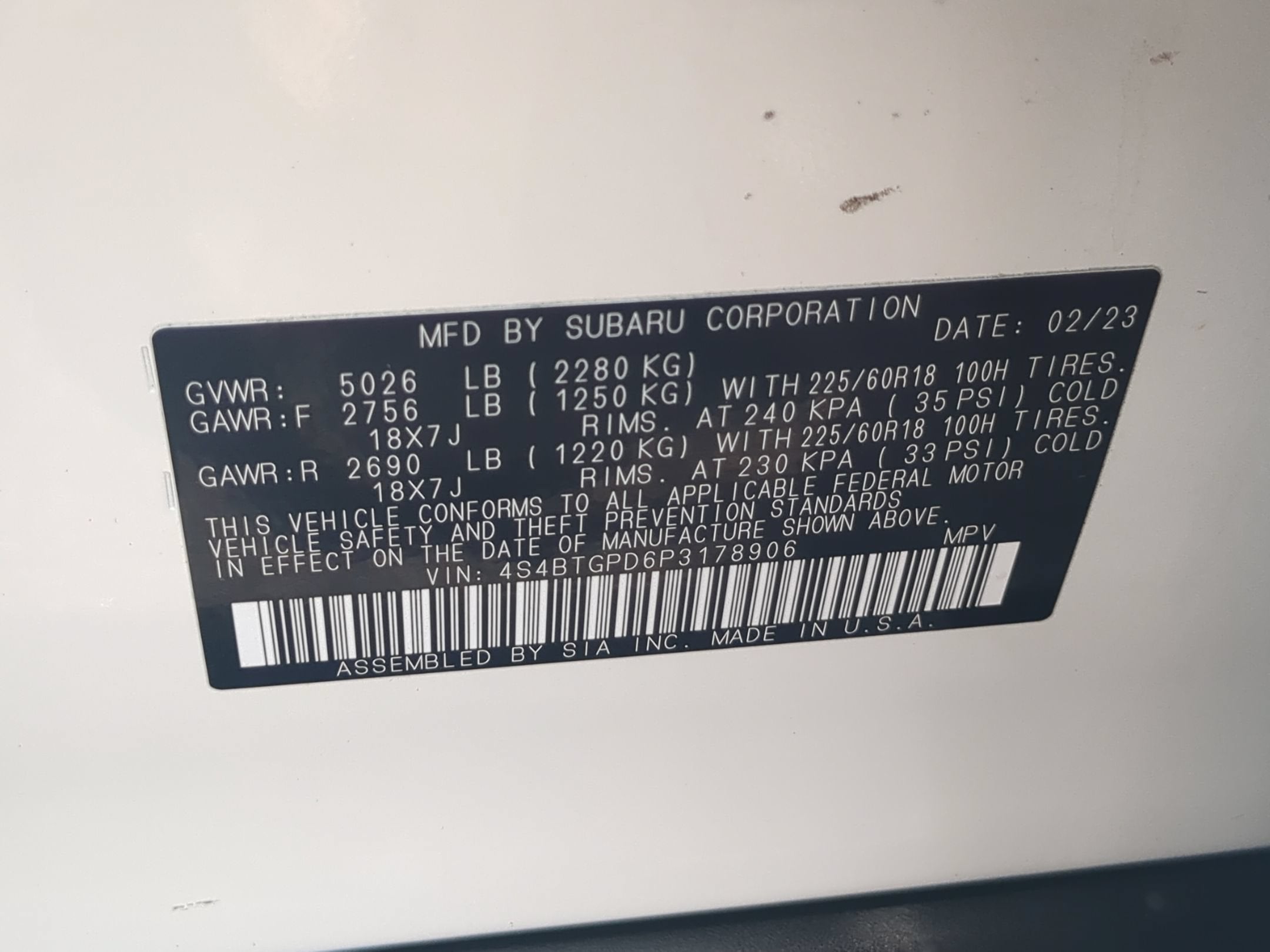 2023 Subaru Outback Touring XT