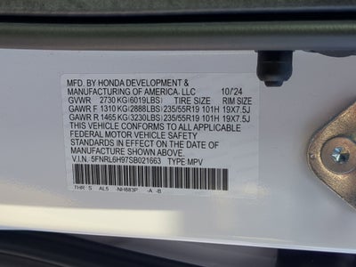 2025 Honda Odyssey Elite