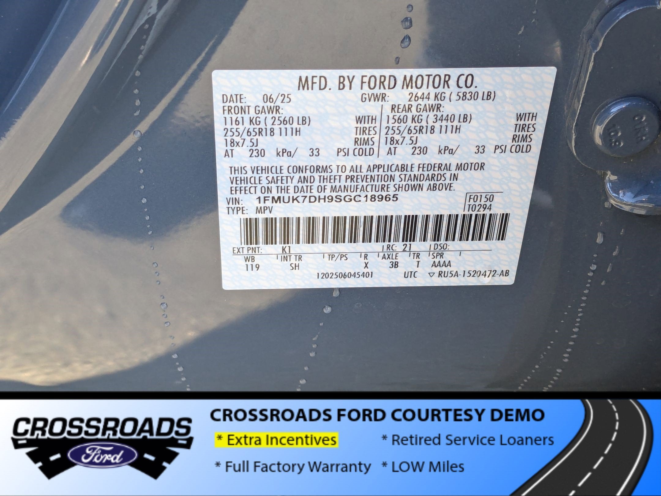 2025 Ford Explorer Active - Crossroads Courtesy Demo