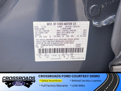 2026 Ford Explorer ST-Line - Crossroads Courtesy Demo