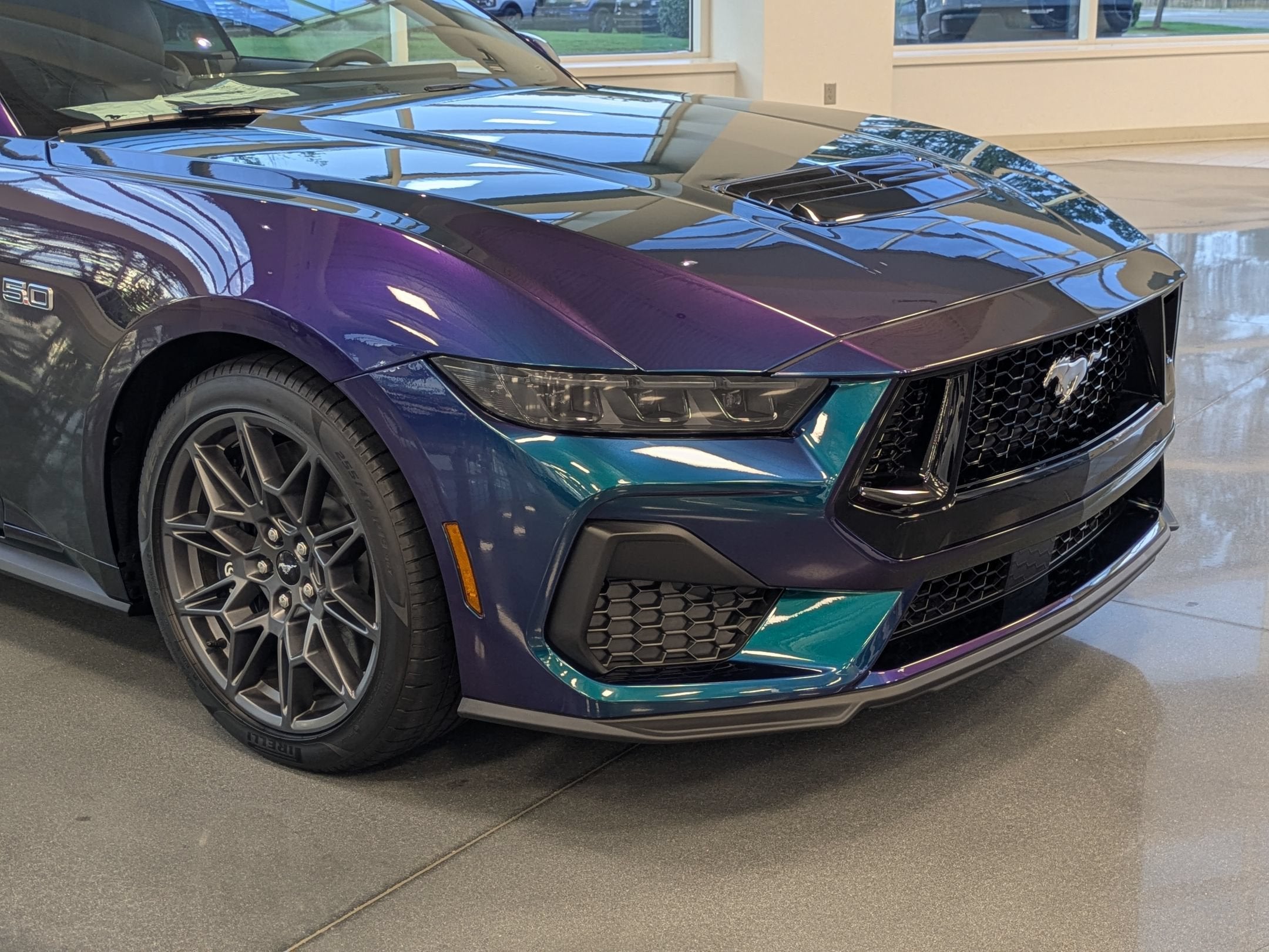 2025 Ford Mustang GT Premium Convertible Custom Mystichrome Paint