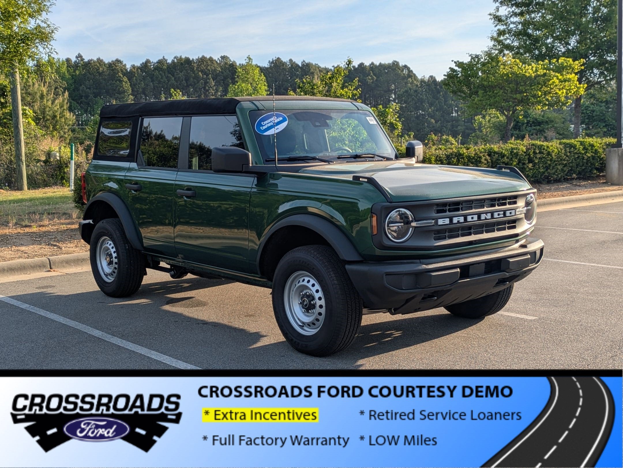 2025 Ford Bronco Base - Crossroads Courtesy Demo