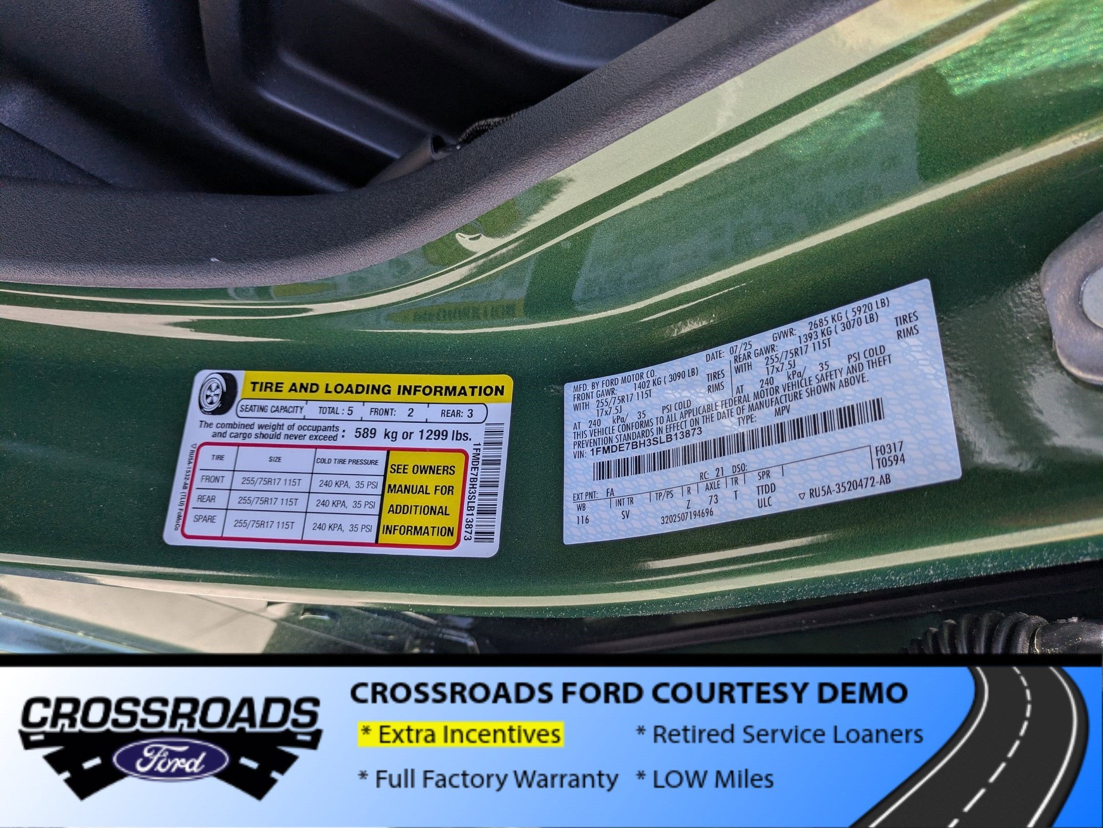 2025 Ford Bronco Big Bend - Crossroads Courtesy Demo