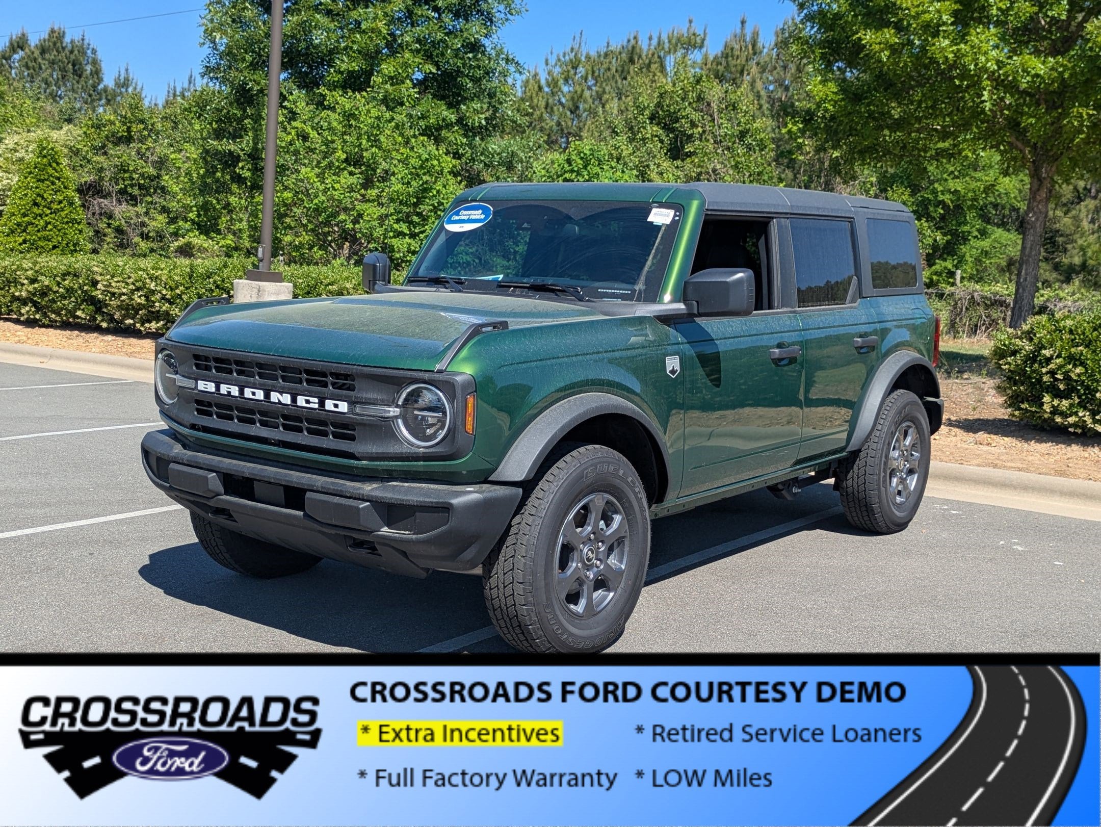 2025 Ford Bronco Big Bend - Crossroads Courtesy Demo