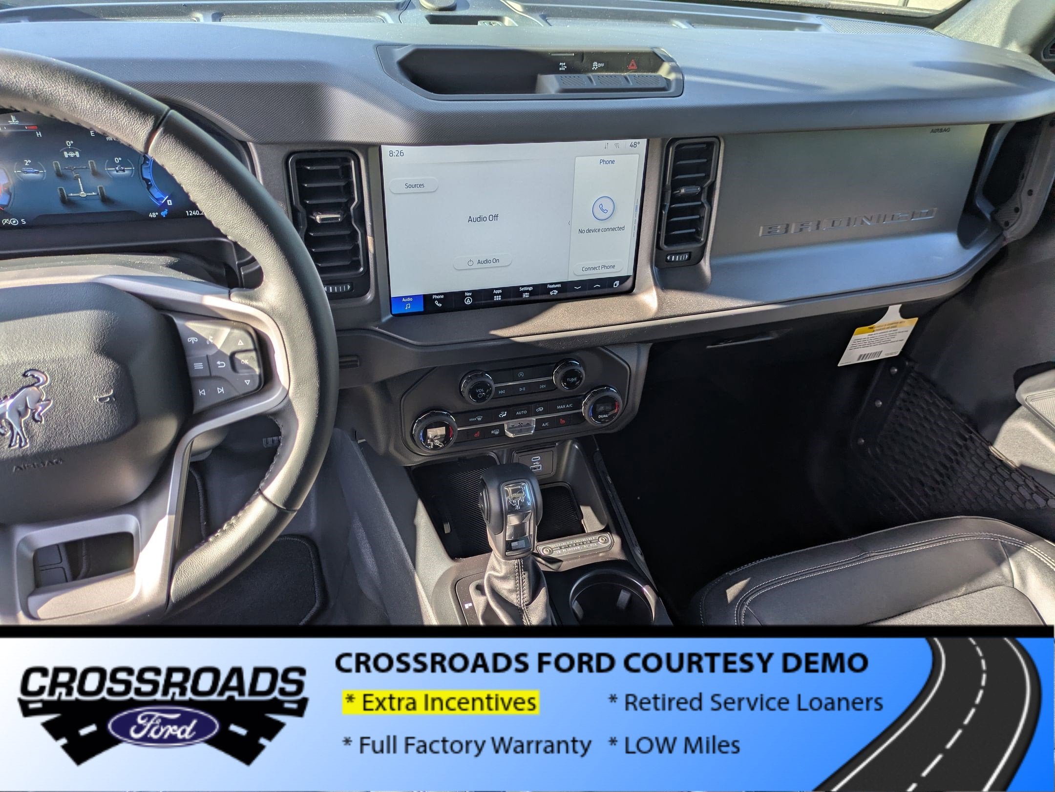 2025 Ford Bronco Big Bend - Crossroads Courtesy Demo