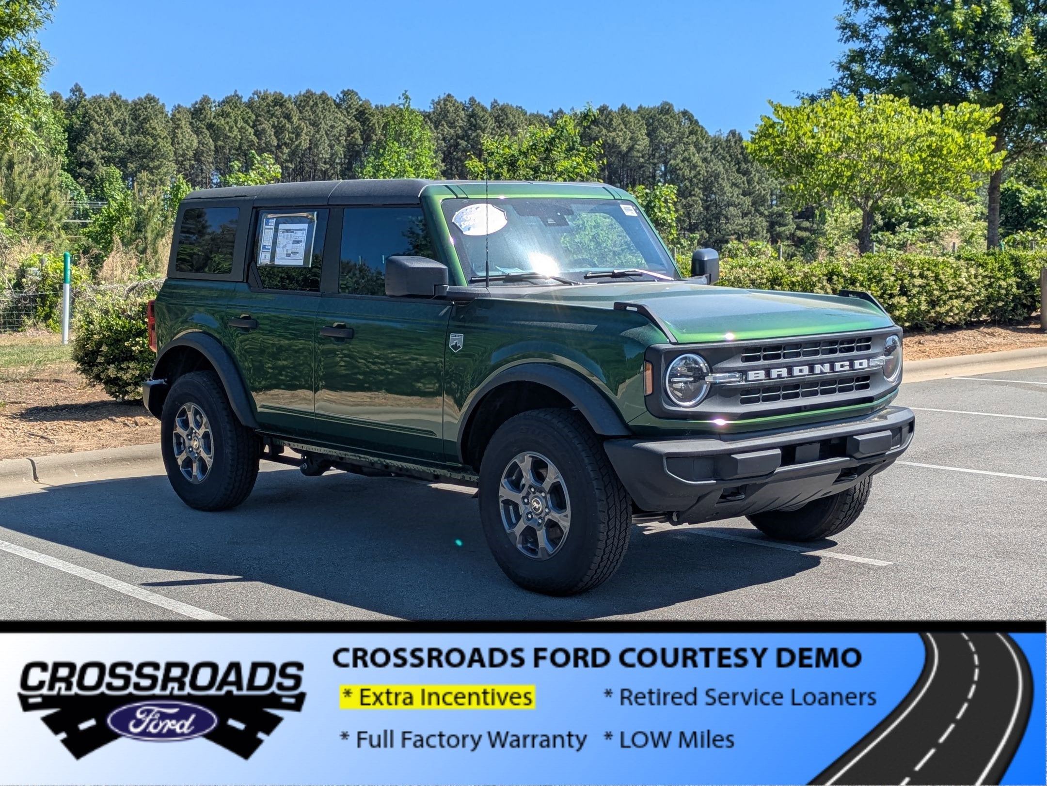 2025 Ford Bronco Big Bend - Crossroads Courtesy Demo