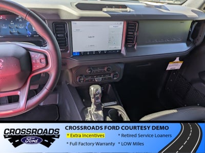 2025 Ford Bronco Big Bend - Crossroads Courtesy Demo