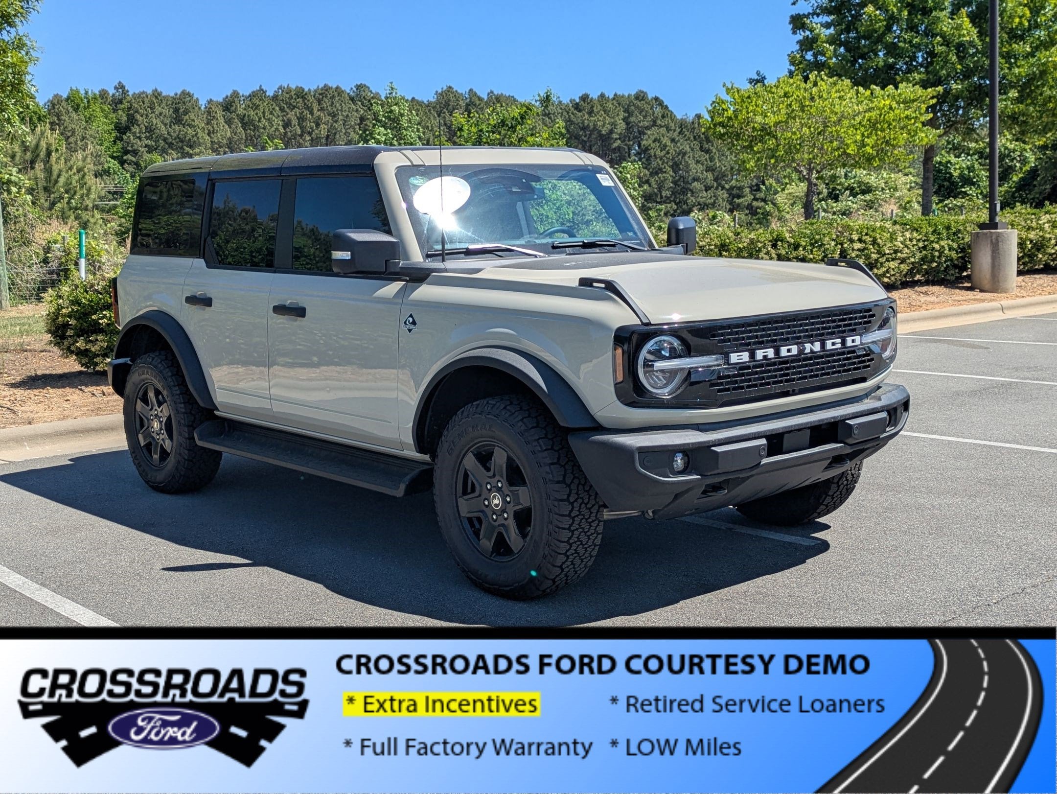 2025 Ford Bronco Outer Banks - Crossroads Courtesy Demo