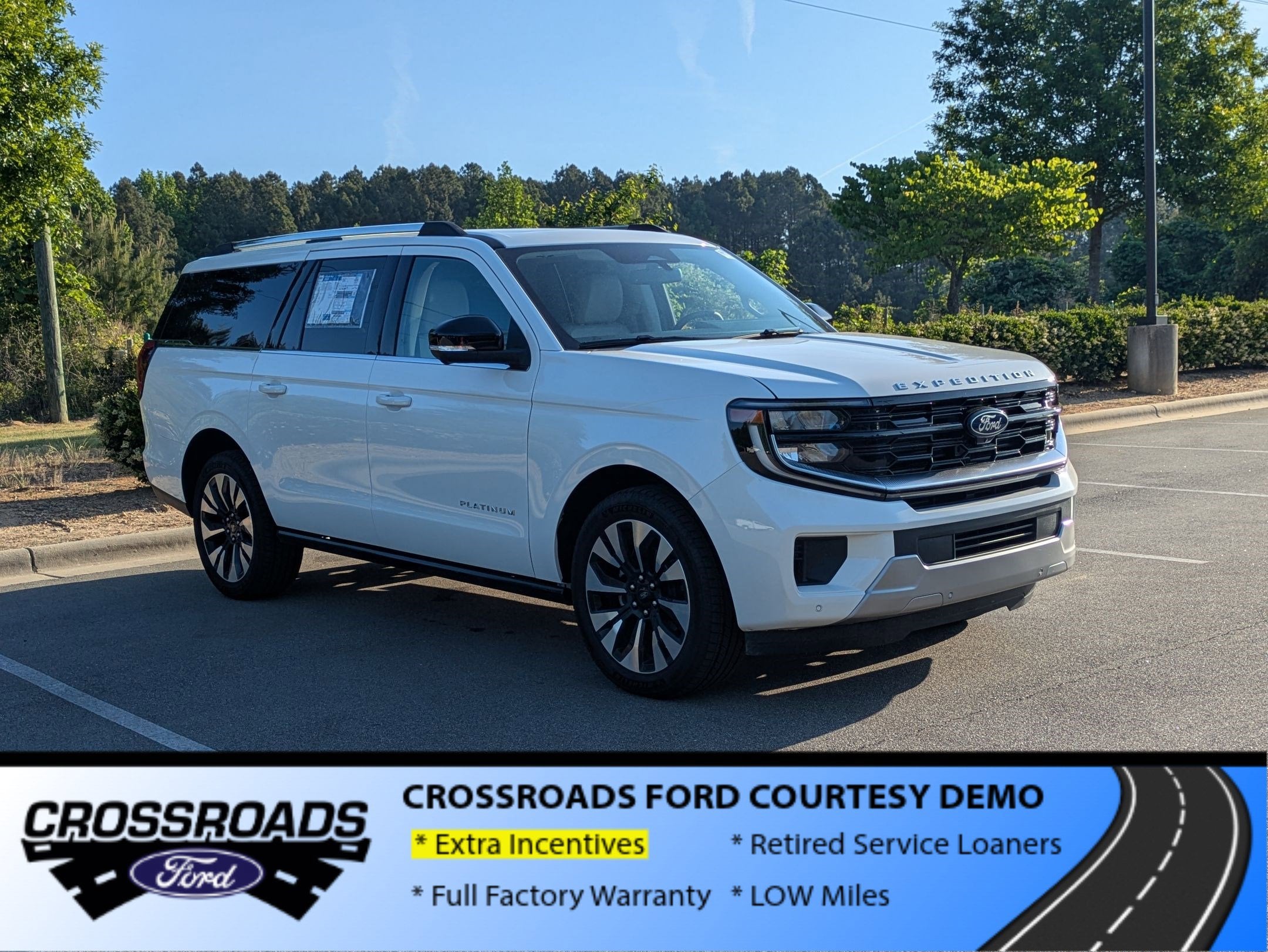 2026 Ford Expedition Max Platinum - Crossroads Courtesy Demo