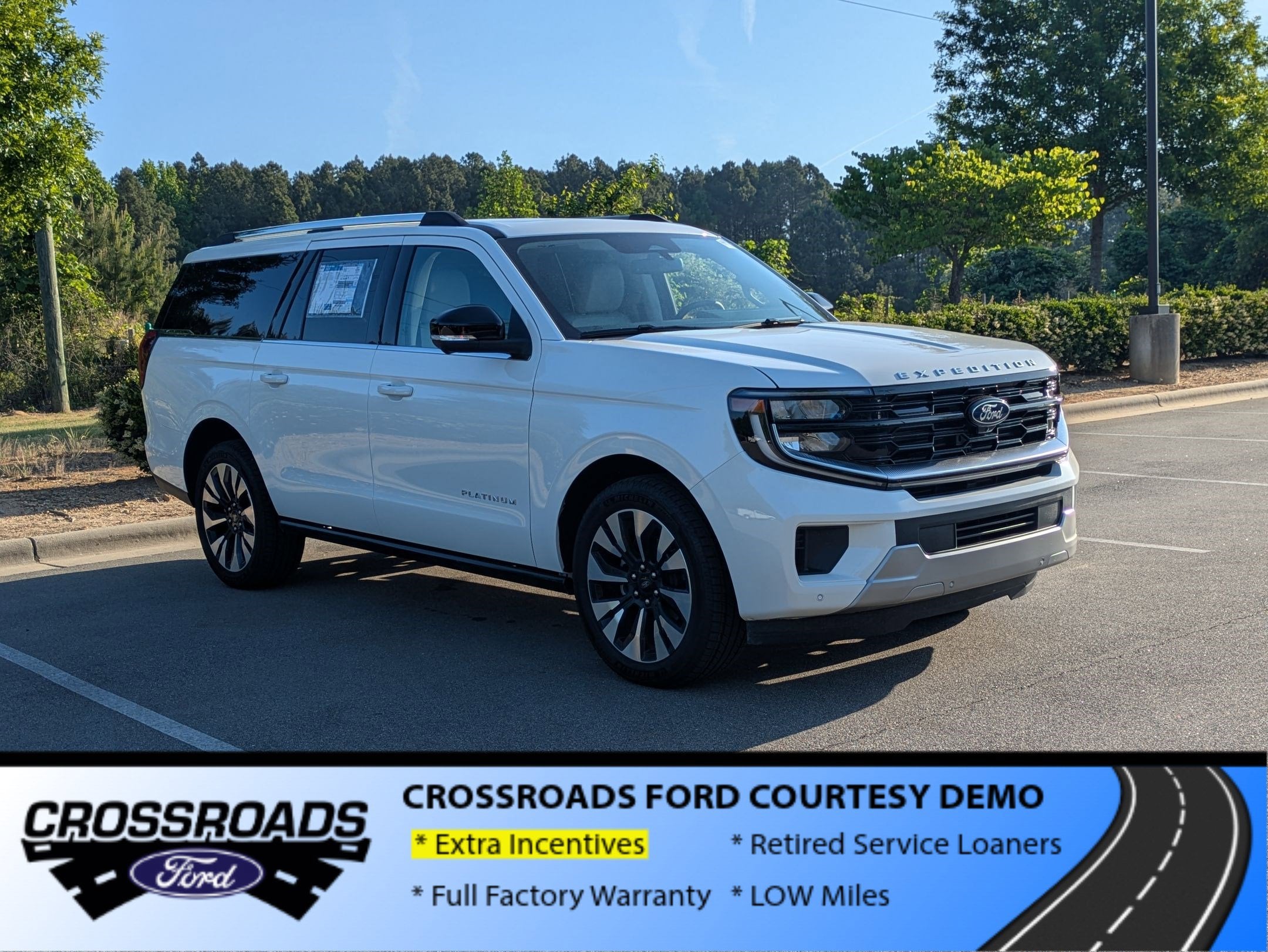2026 Ford Expedition Max Platinum - Crossroads Courtesy Demo