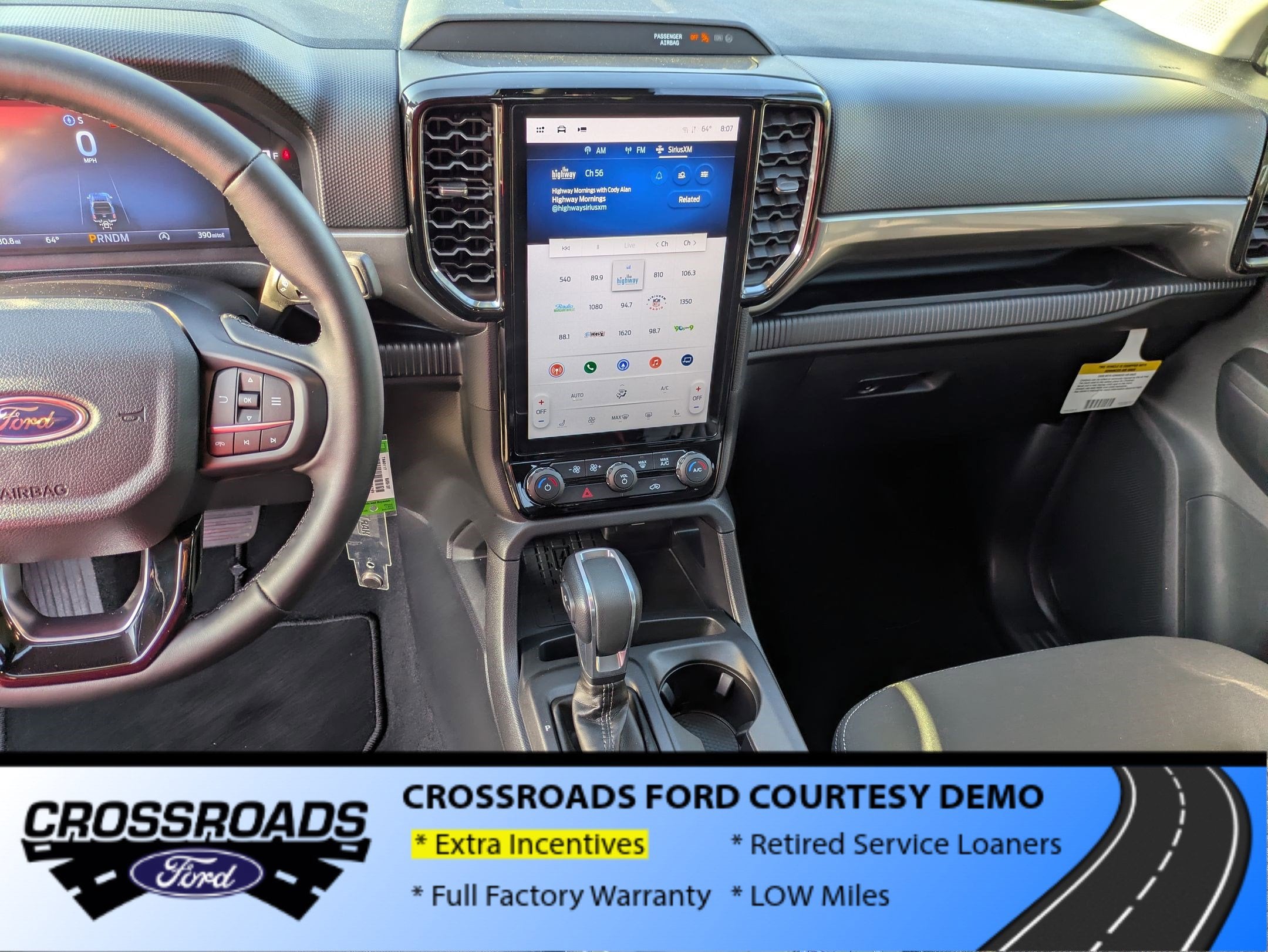 2025 Ford Ranger XLT - Crossroads Courtesy Demo