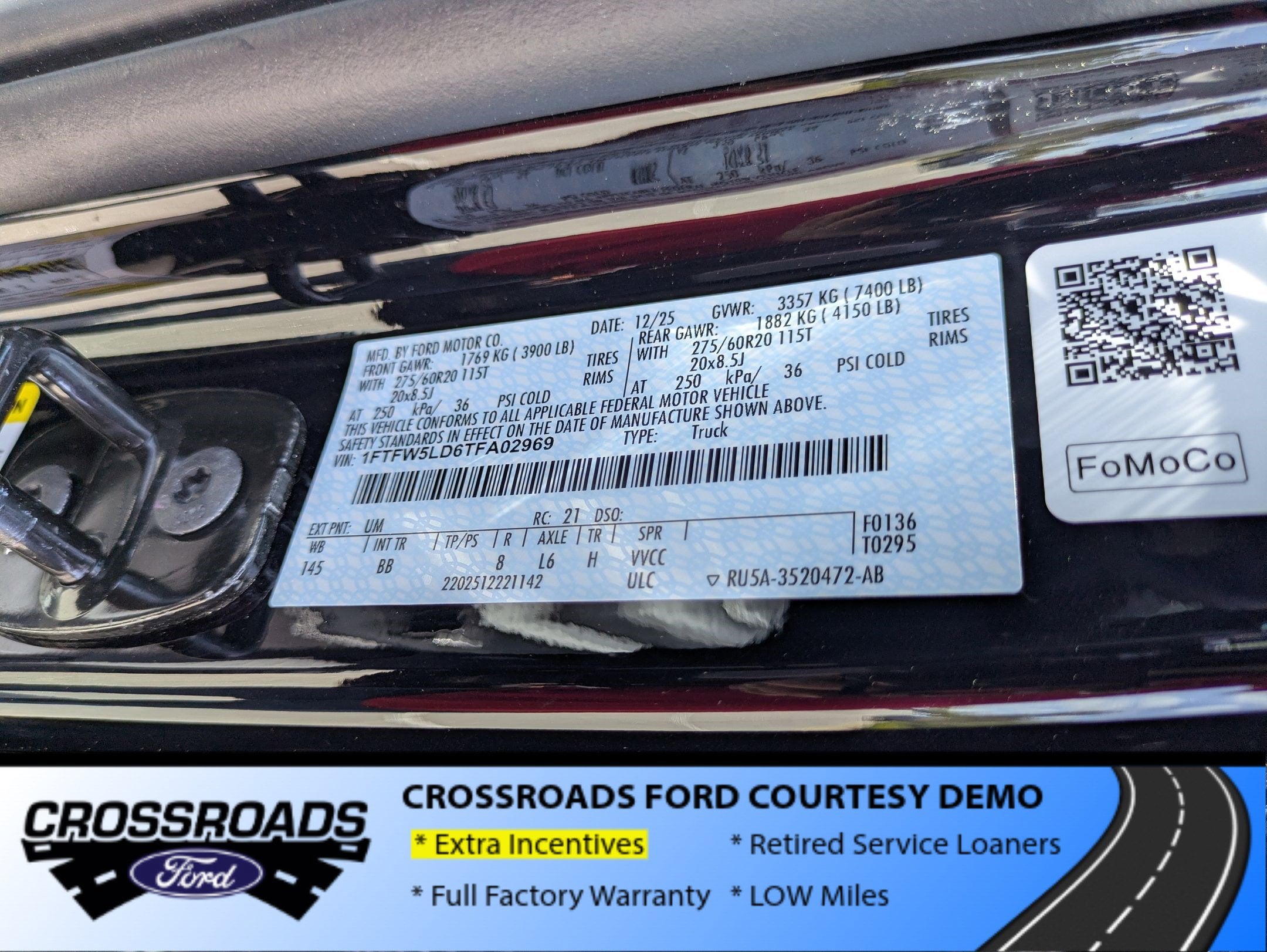 2026 Ford F-150 LARIAT - Crossroads Courtesy Demo