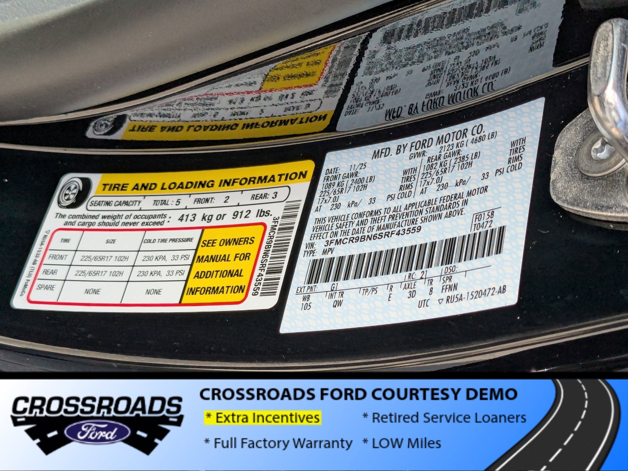 2025 Ford Bronco Sport Big Bend - Crossroads Courtesy Demo