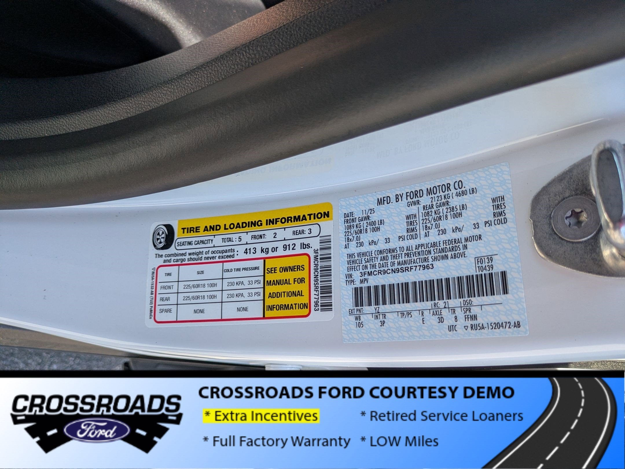 2025 Ford Bronco Sport Outer Banks - Crossroads Courtesy Demo