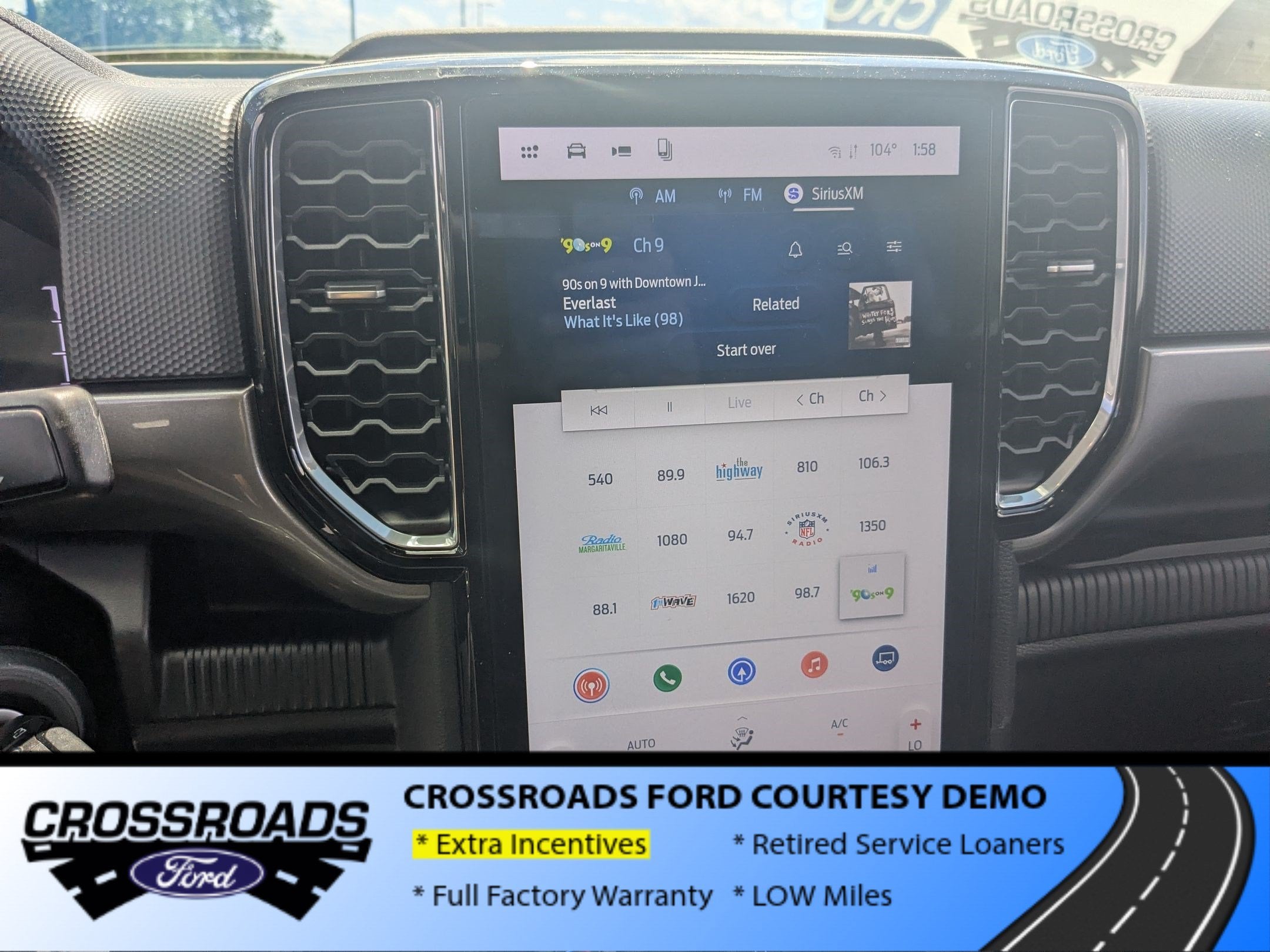 2026 Ford Ranger XLT - Crossroads Courtesy Demo