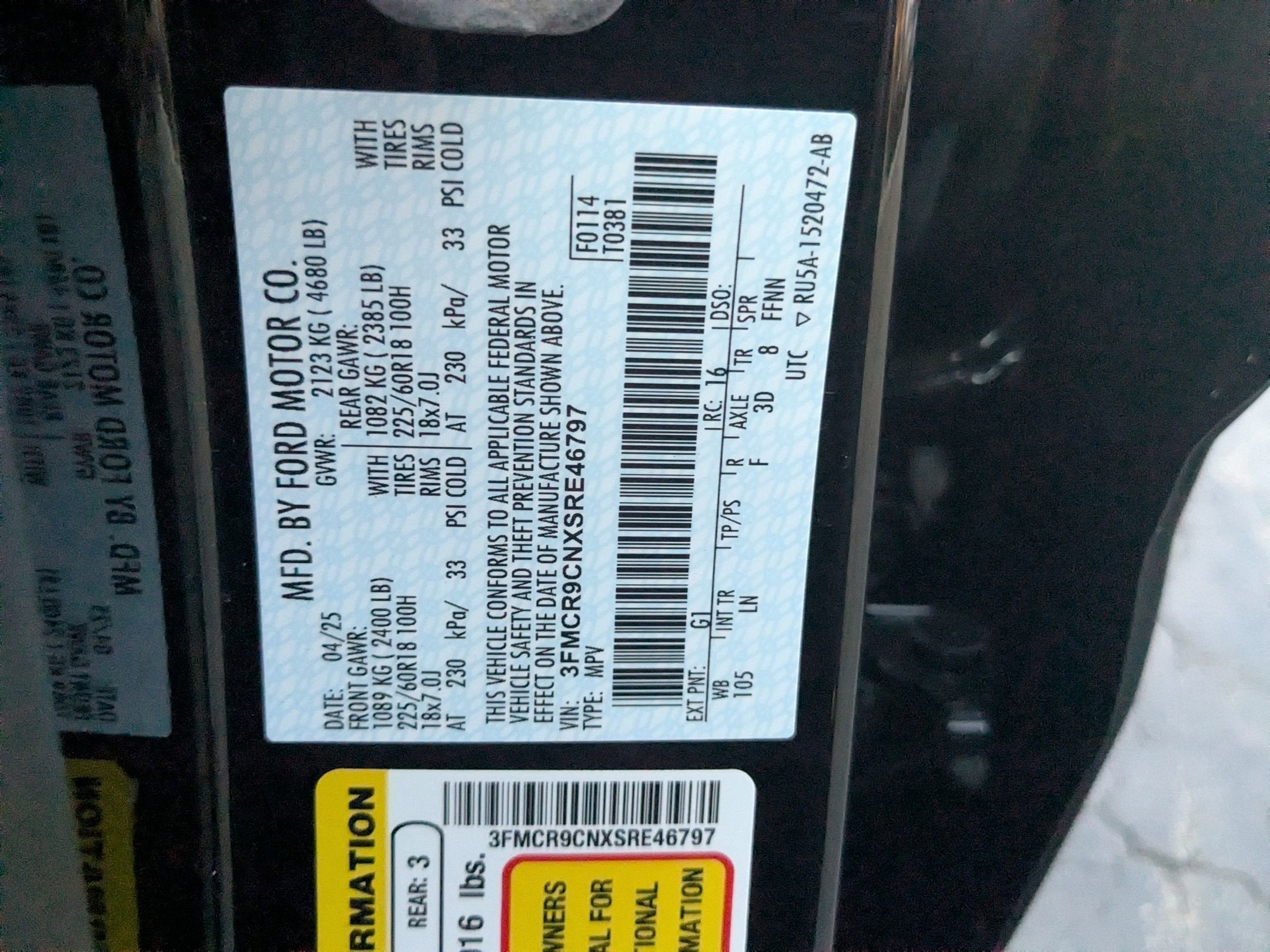 2025 Ford Bronco Sport Outer Banks