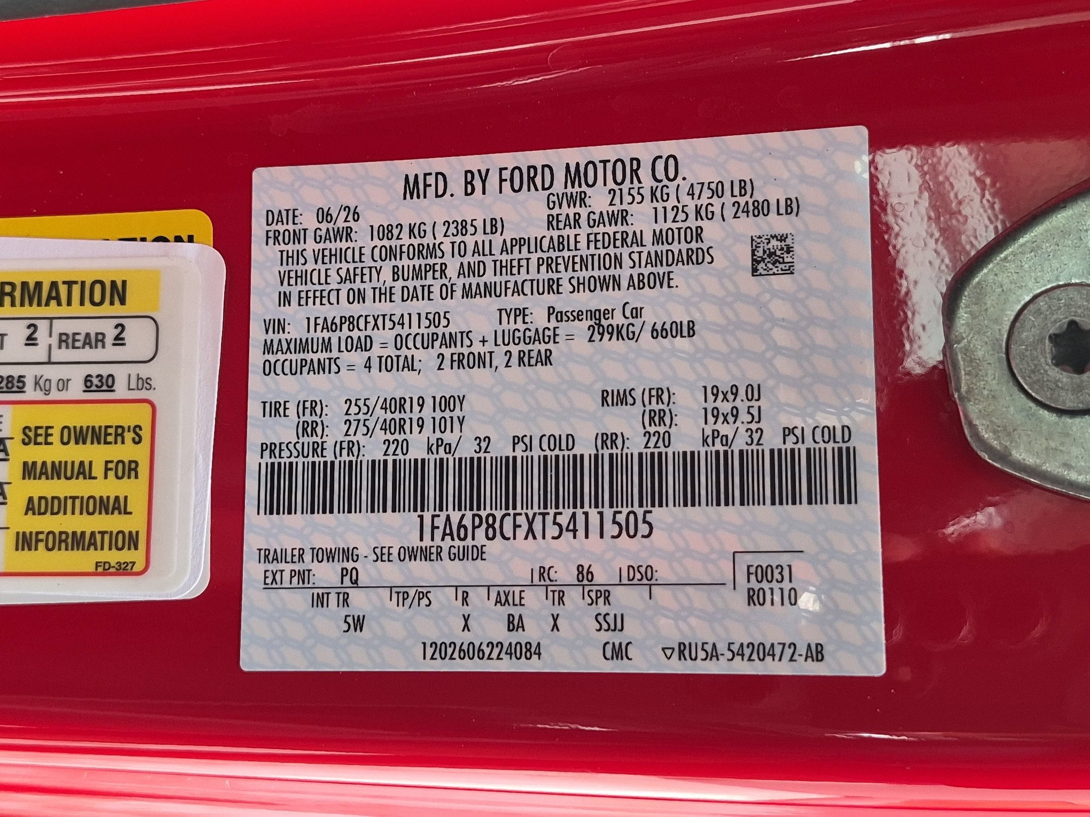 2026 Ford Mustang RTR SPEC 2