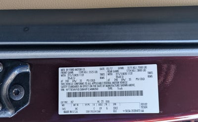 2017 Ford F-150 Lariat