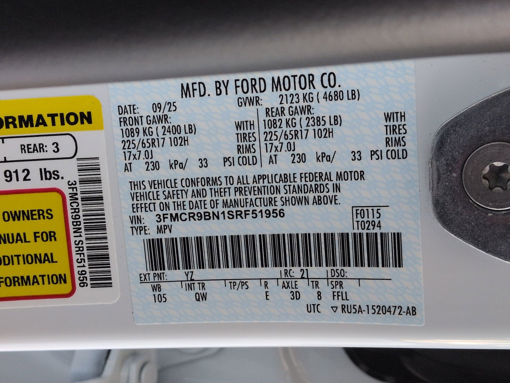 2025 Ford Bronco Sport Big Bend - Crossroads Courtesy Demo