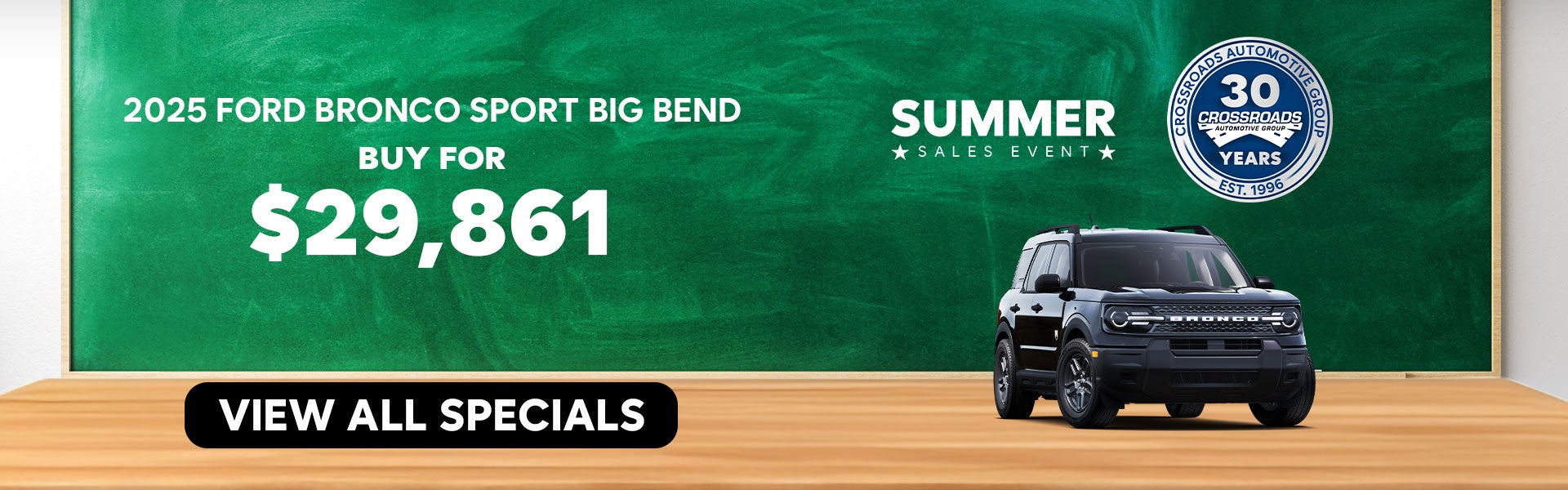 2025 Ford Bronco Sport buy for $29,861