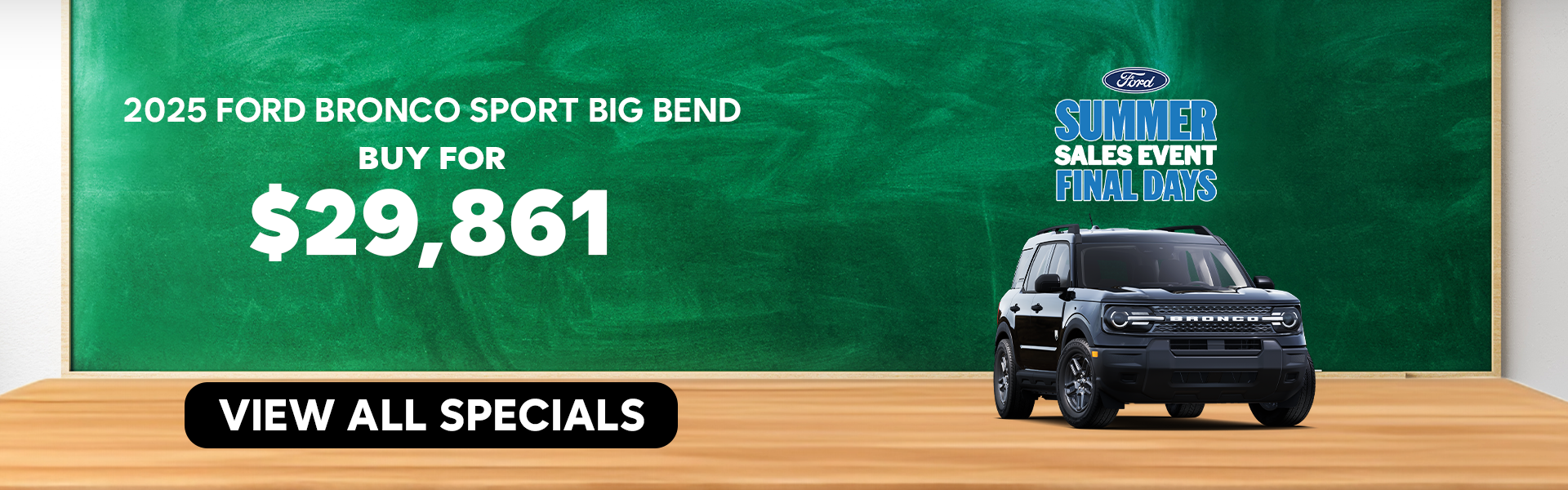 2025 Ford Bronco Sport buy for $29,861